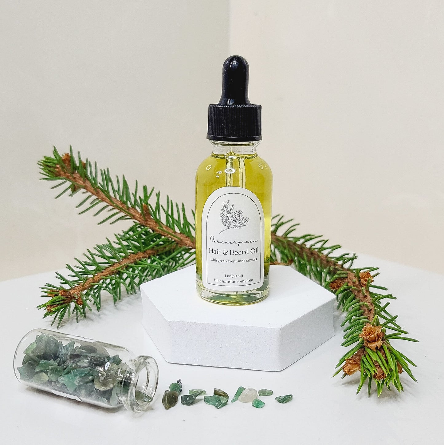 Forevergreen Hair & Beard Oil - Birch & Besom