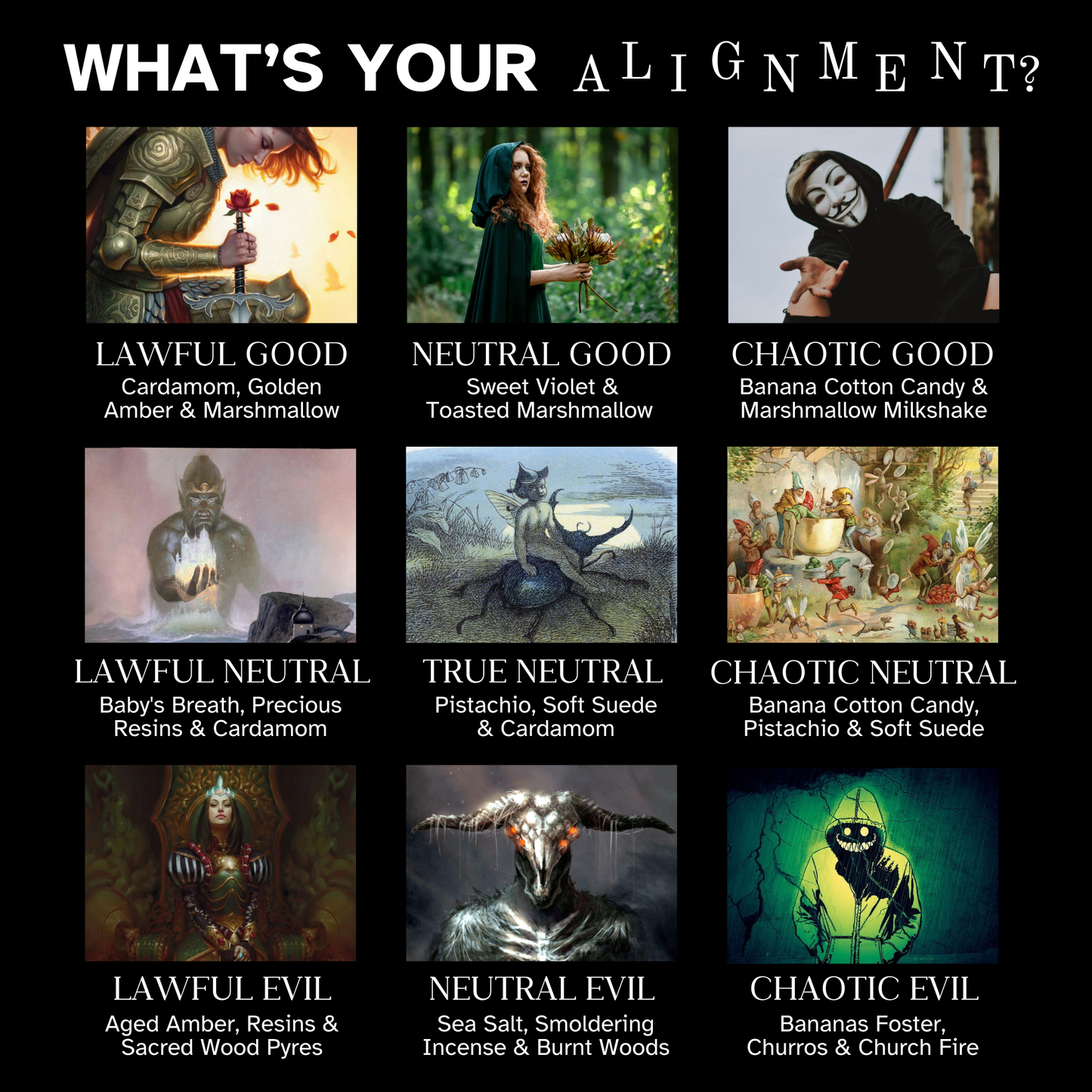 Alignment Perfume Oil Discovery Set (D&D Inspired)