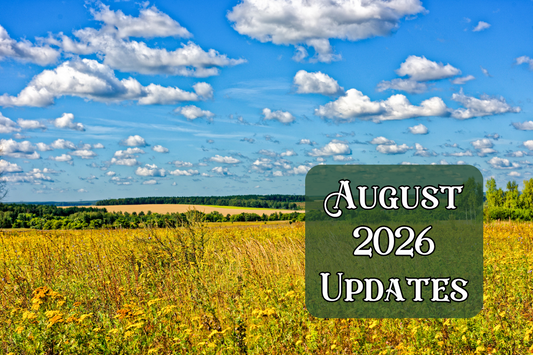 August 2026 Updates