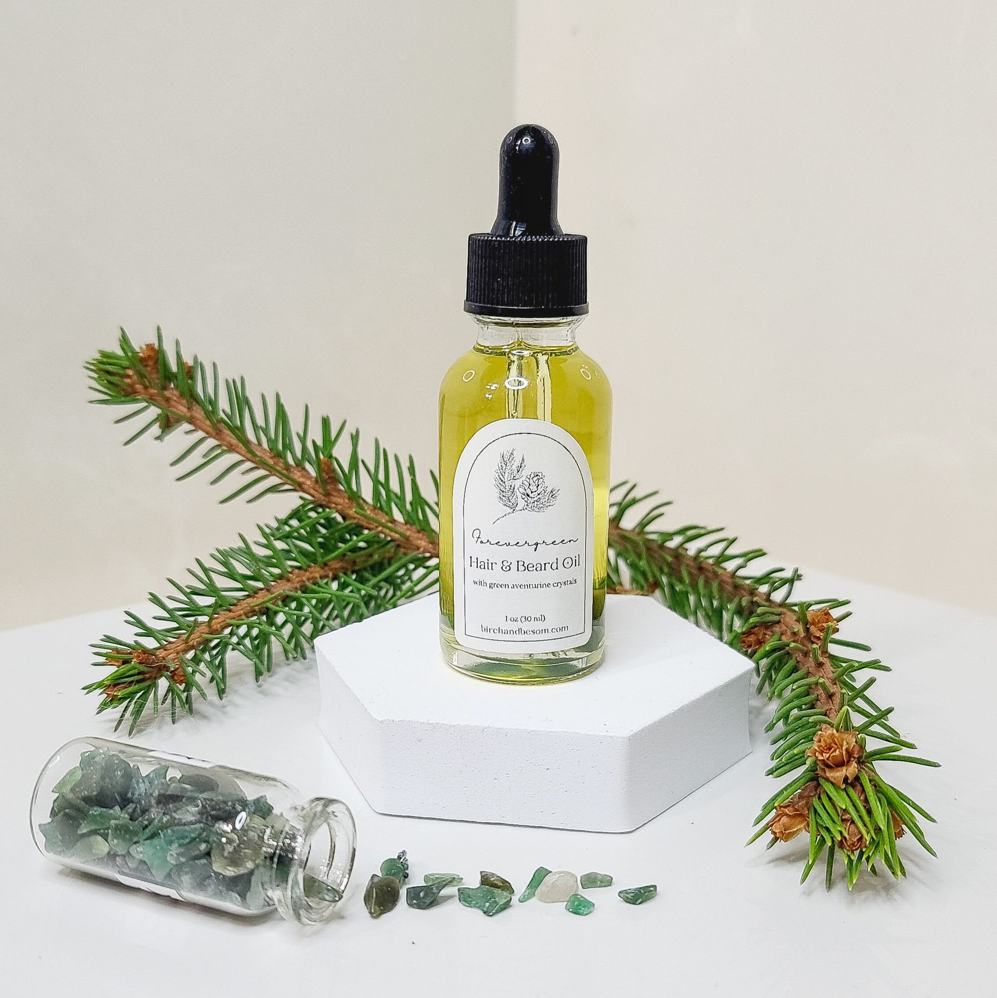 Forevergreen Hair & Beard Oil - Birch & Besom
