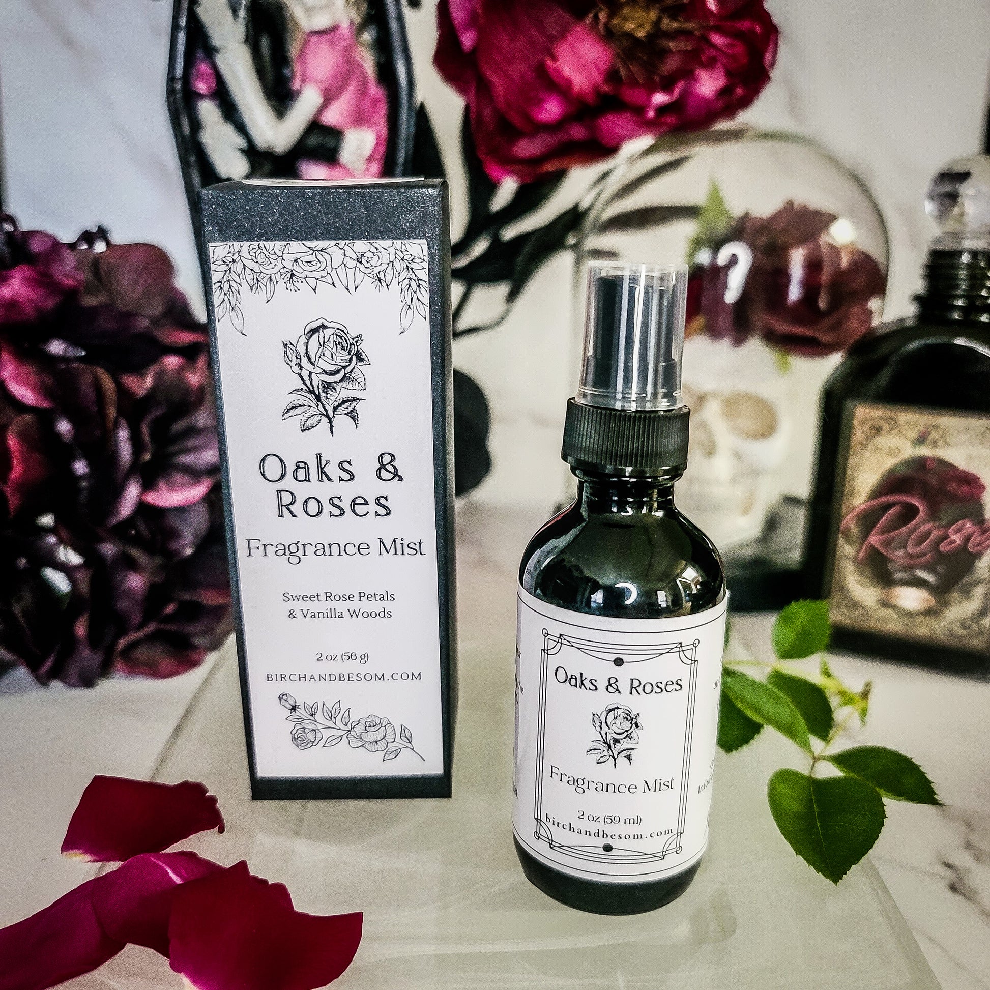 Oaks & Roses Fragrance Mist - Birch & Besom