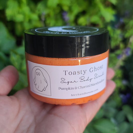 Toasty Ghost Sugar Scrub - Birch & Besom